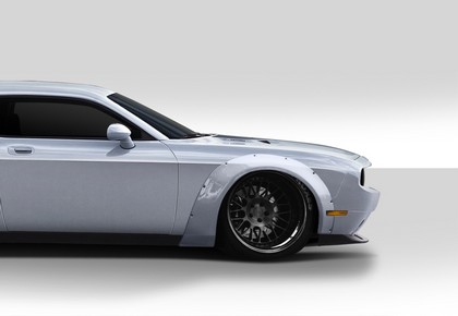 Duraflex 2 Piece Novara Front Fender Flares 08-23 Challenger